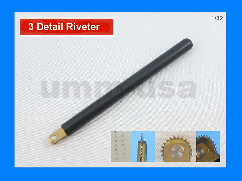 MN019 3D Riveter tool 1/32 "PLH - Black Line" (1.00mm)